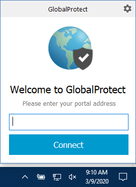 Image of GlobalProtect Screen